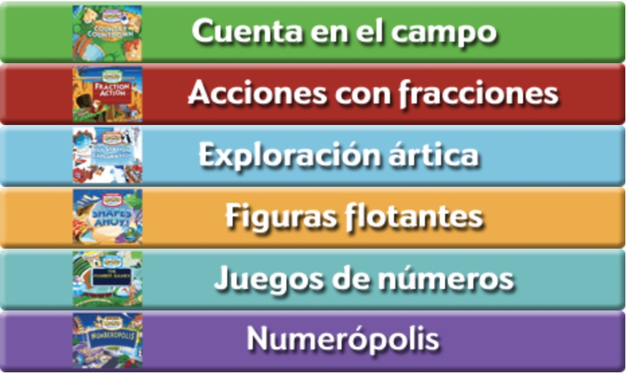 Mega Math in Spanish logo